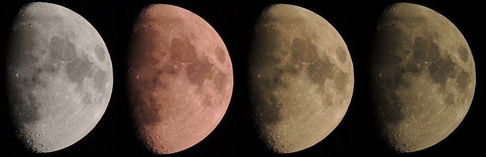 MOON & COMP with my new toy NIKON P510. Moon